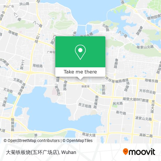大菊铁板烧(五环广场店) map