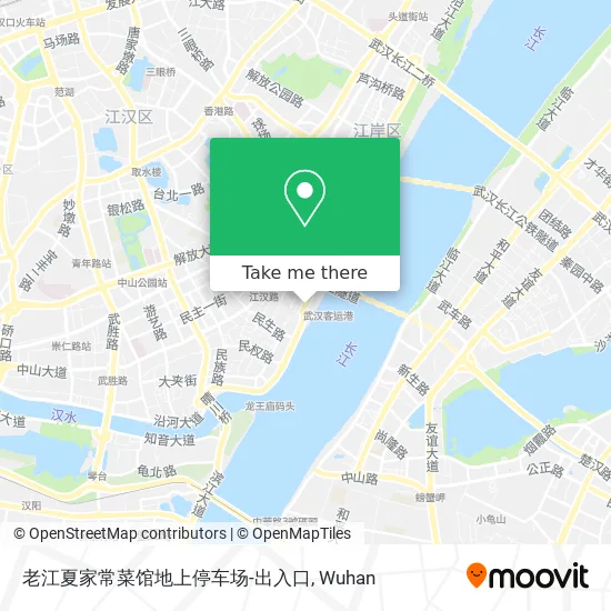 老江夏家常菜馆地上停车场-出入口 map