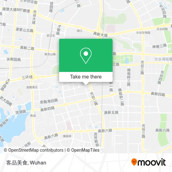 客品美食 map