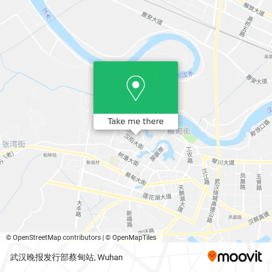 武汉晚报发行部蔡甸站 map