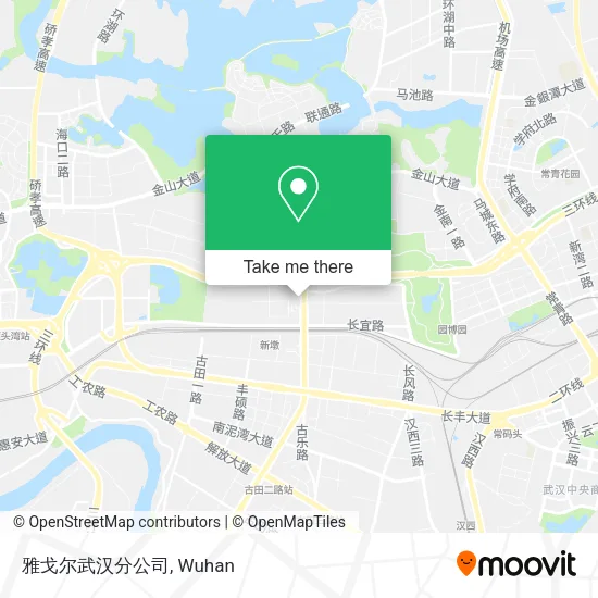 雅戈尔武汉分公司 map