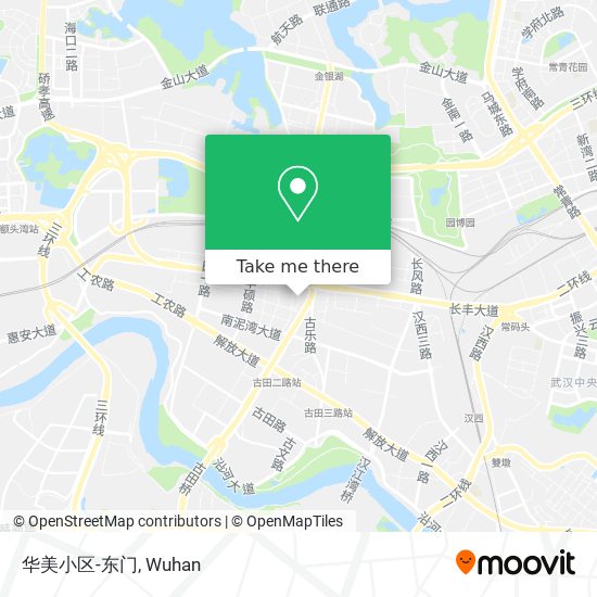 华美小区-东门 map
