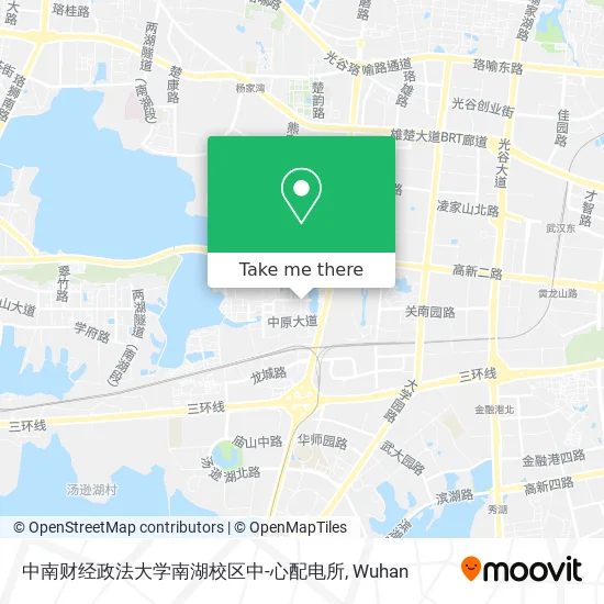 中南财经政法大学南湖校区中-心配电所 map