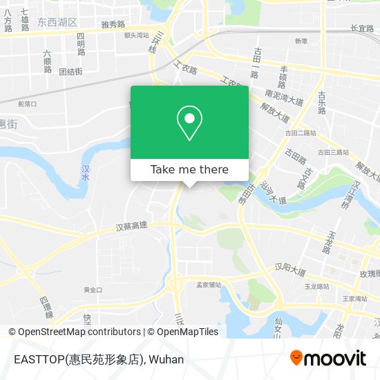 EASTTOP(惠民苑形象店) map