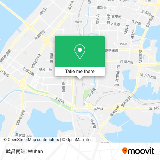 武昌南站 map