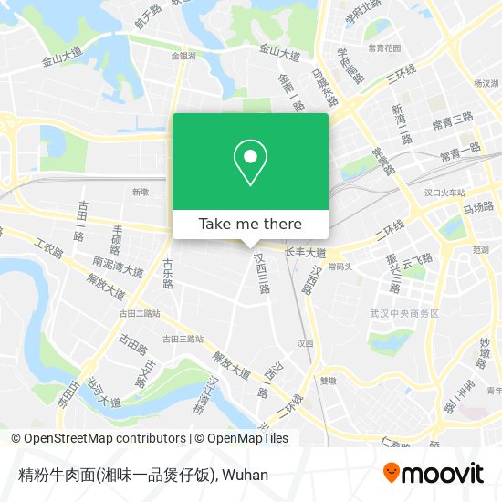 精粉牛肉面(湘味一品煲仔饭) map