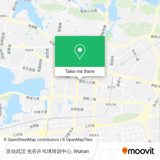 灵动武汉·光谷乒乓球培训中心 map