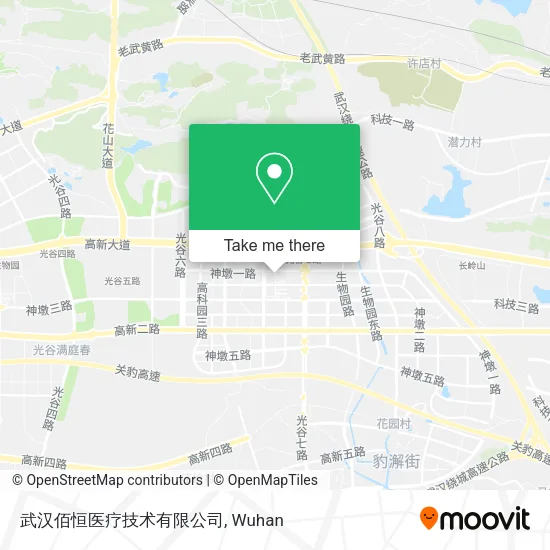 武汉佰恒医疗技术有限公司 map