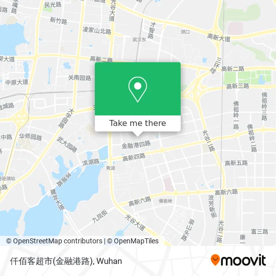 仟佰客超市(金融港路) map