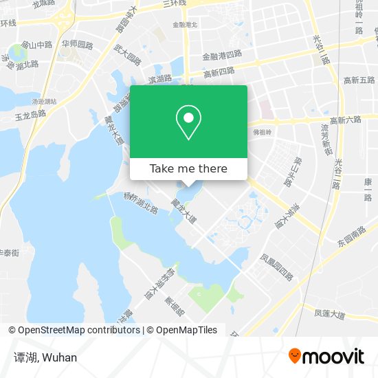 谭湖 map