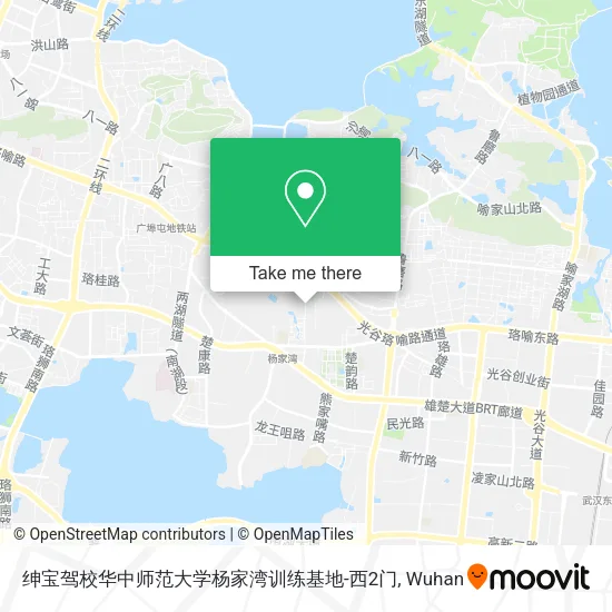 绅宝驾校华中师范大学杨家湾训练基地-西2门 map