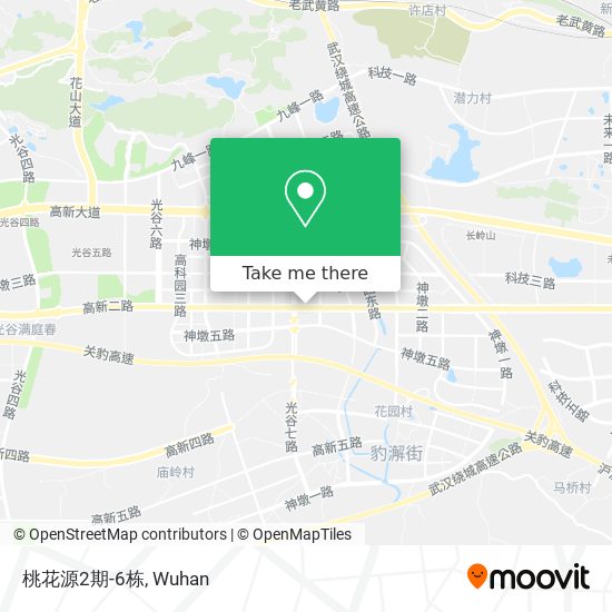桃花源2期-6栋 map