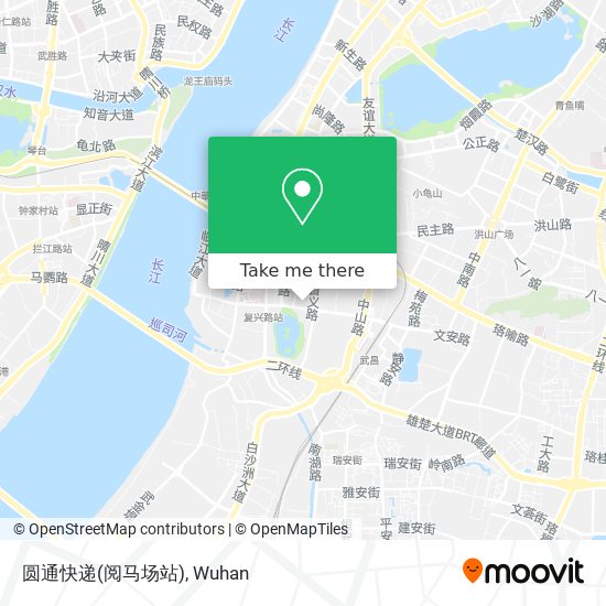 圆通快递(阅马场站) map