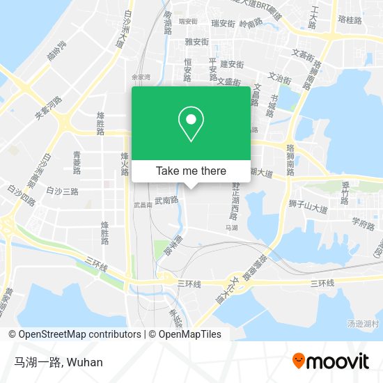 马湖一路 map