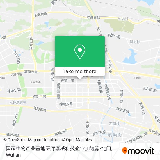 国家生物产业基地医疗器械科技企业加速器-北门 map