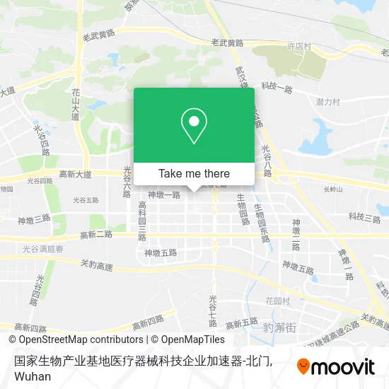 国家生物产业基地医疗器械科技企业加速器-北门 map