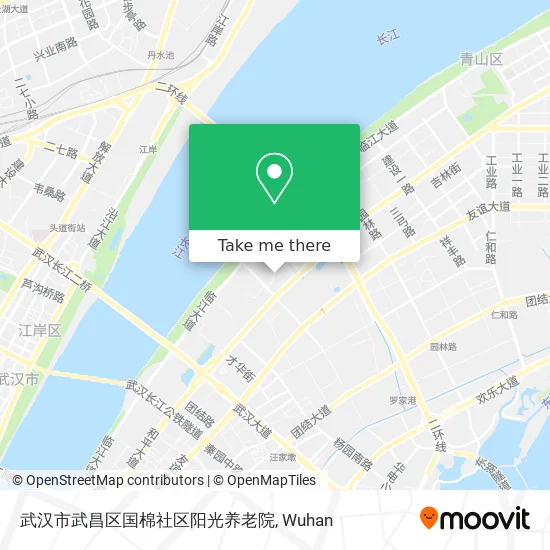 武汉市武昌区国棉社区阳光养老院 map