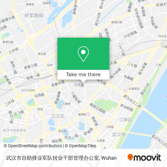 武汉市自助择业军队转业干部管理办公室 map