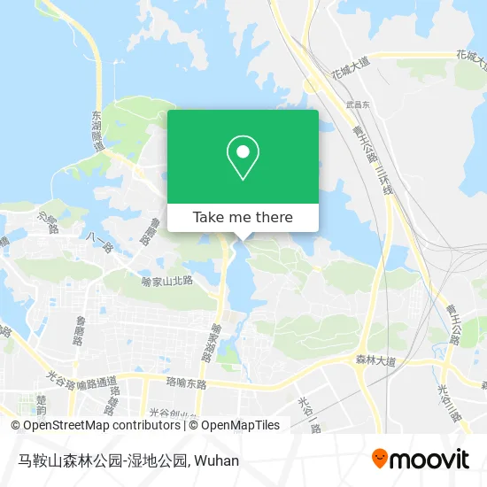 马鞍山森林公园-湿地公园 map