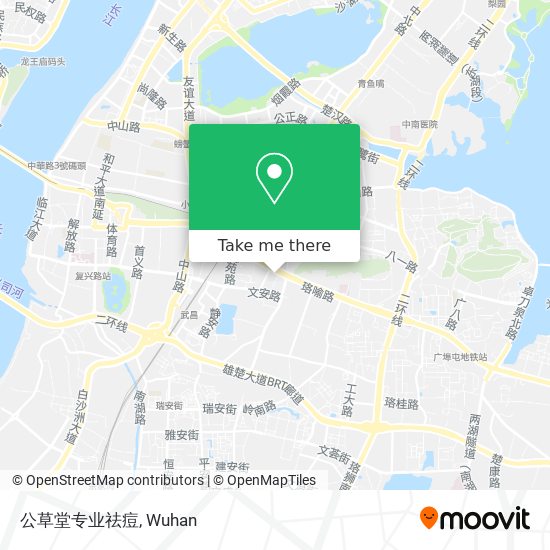 公草堂专业祛痘 map