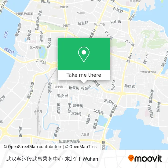 武汉客运段武昌乘务中心-东北门 map