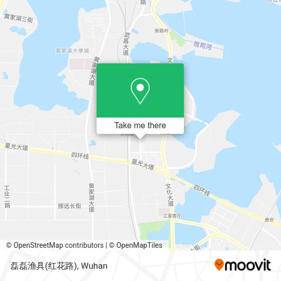 磊磊渔具(红花路) map