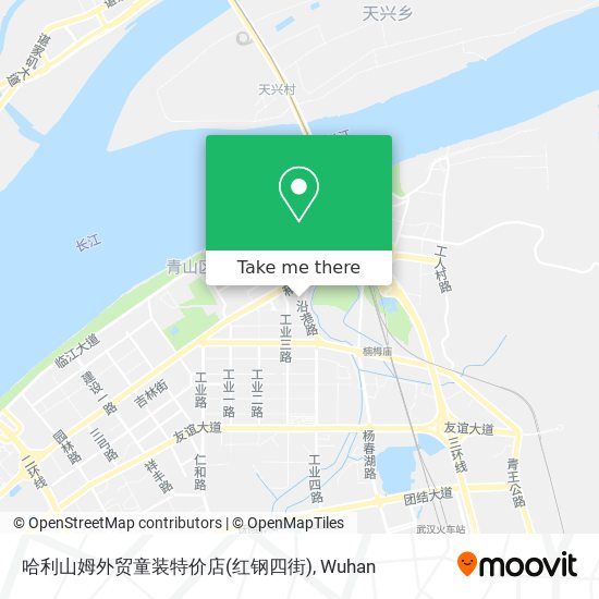 哈利山姆外贸童装特价店(红钢四街) map