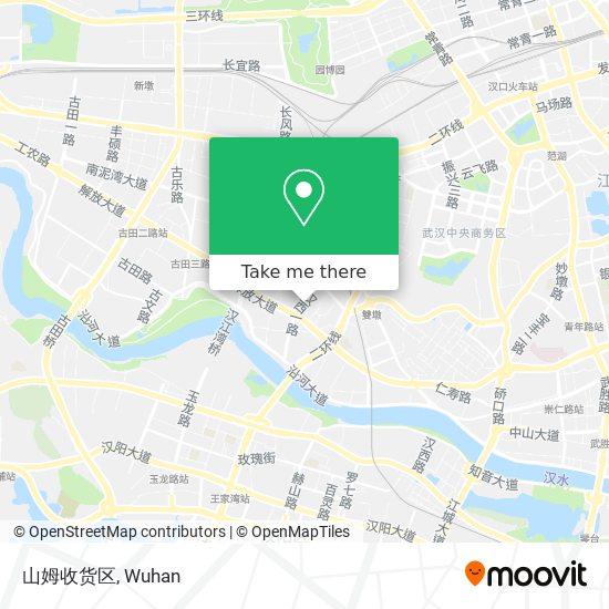 山姆收货区 map