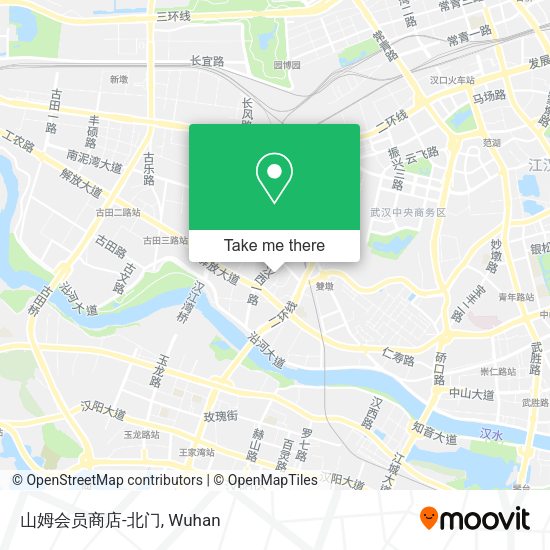 山姆会员商店-北门 map