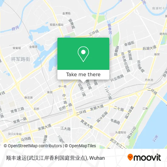 顺丰速运(武汉江岸香利国庭营业点) map