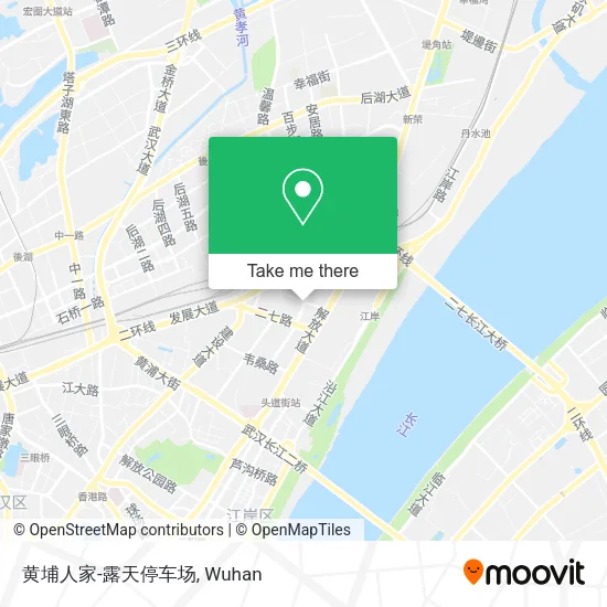 黄埔人家-露天停车场 map