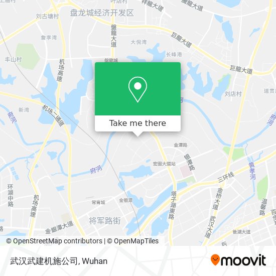 武汉武建机施公司 map
