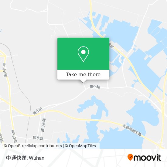 中通快递 map