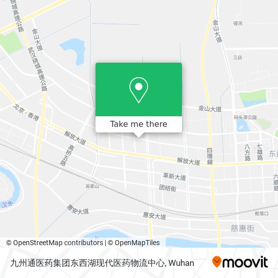 九州通医药集团东西湖现代医药物流中心 map