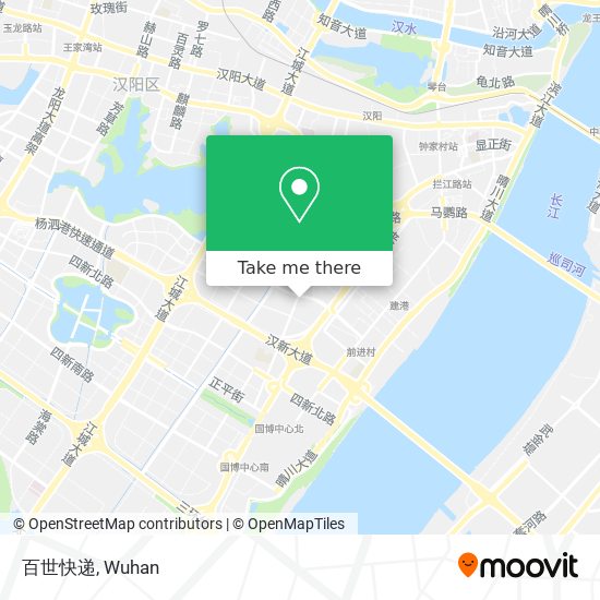 百世快递 map