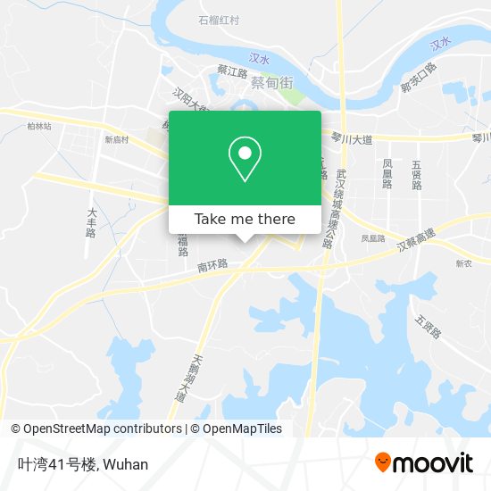 叶湾41号楼 map