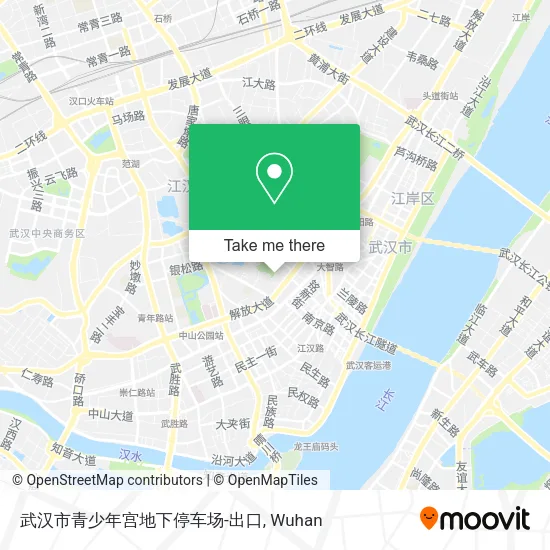 武汉市青少年宫地下停车场-出口 map