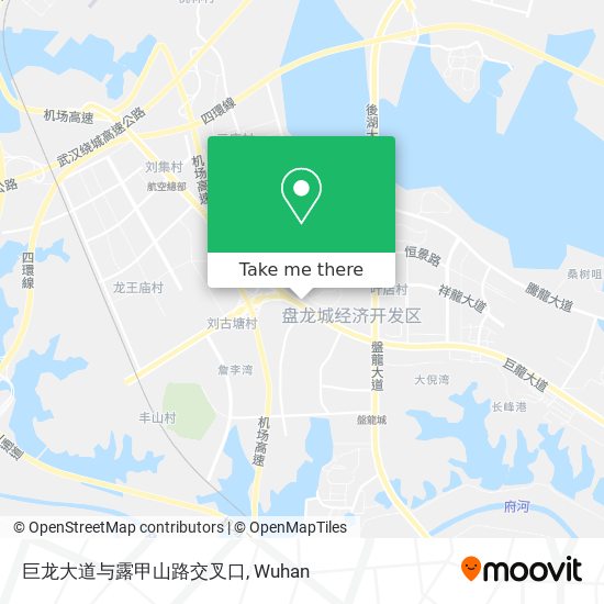 巨龙大道与露甲山路交叉口 map