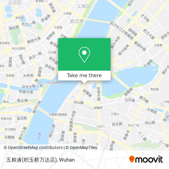 五粮液(积玉桥万达店) map