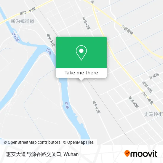 惠安大道与源香路交叉口 map