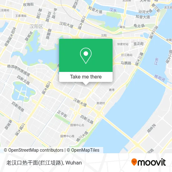老汉口热干面(拦江堤路) map