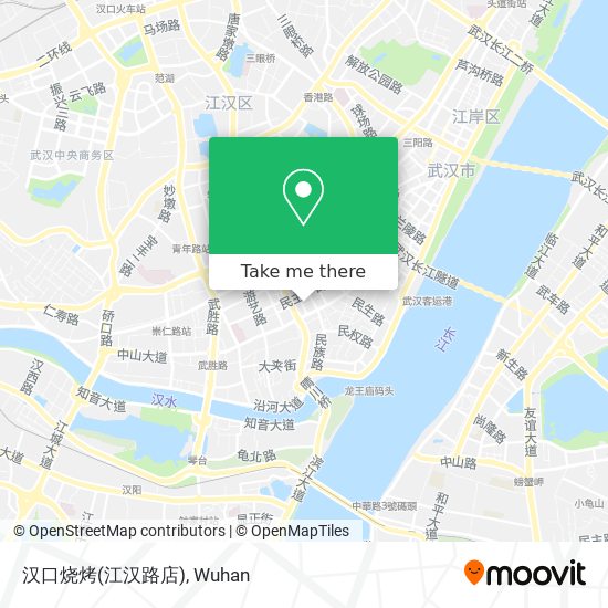 汉口烧烤(江汉路店) map