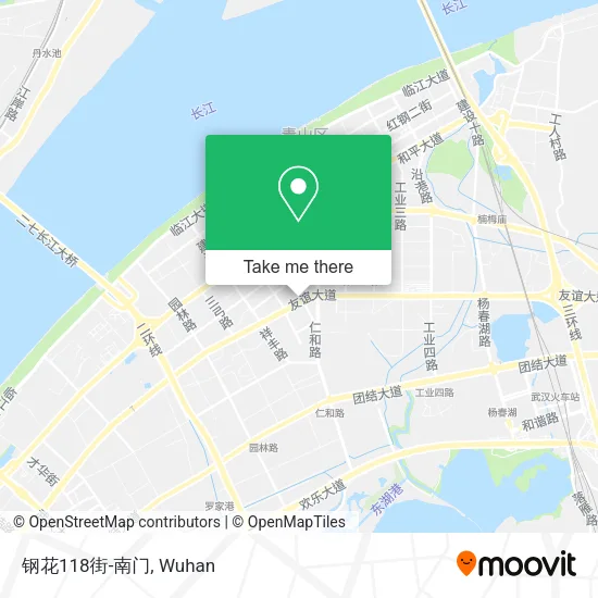 钢花118街-南门 map
