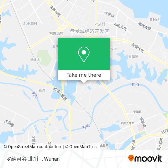 罗纳河谷-北1门 map