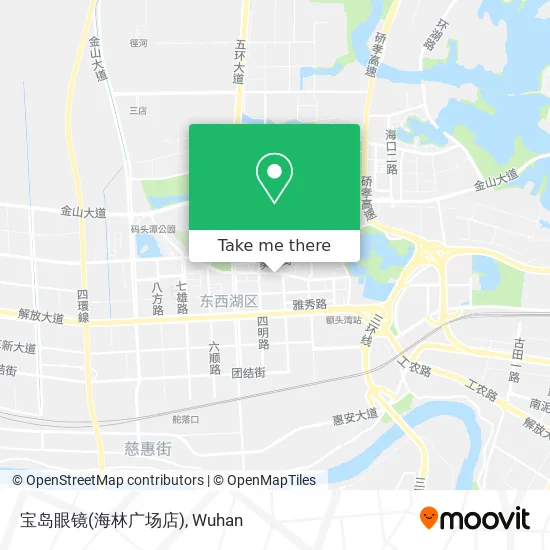 宝岛眼镜(海林广场店) map