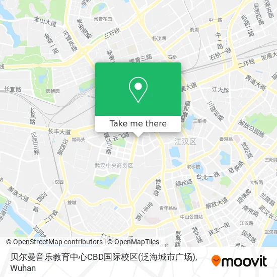 贝尔曼音乐教育中心CBD国际校区(泛海城市广场) map