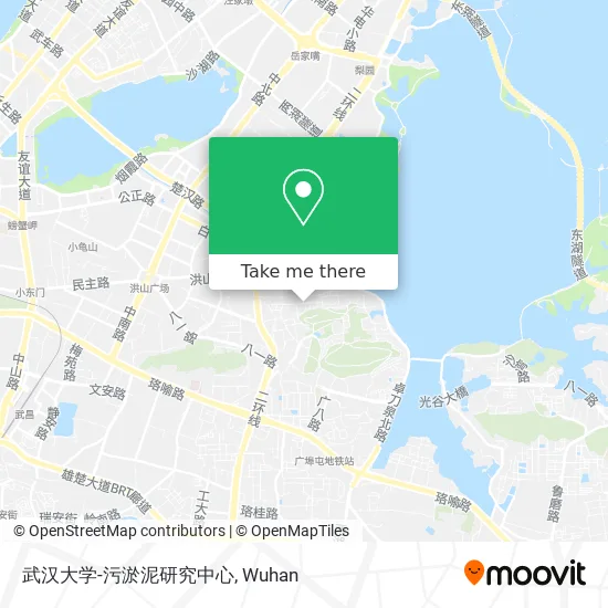 武汉大学-污淤泥研究中心 map