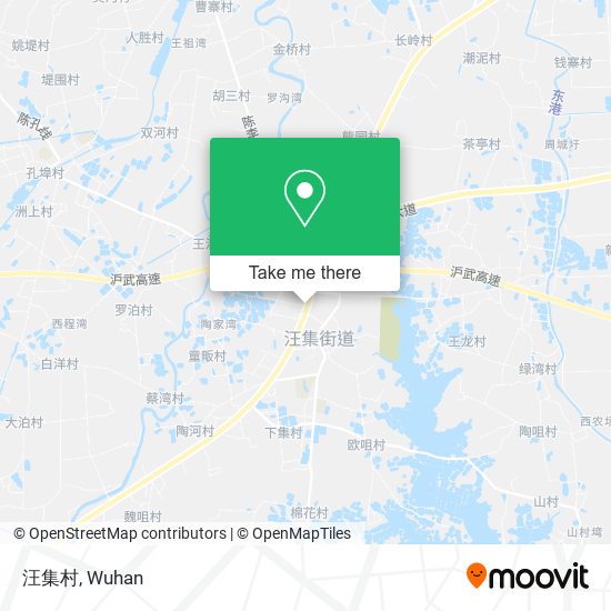 汪集村 map