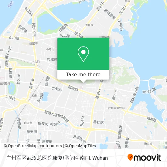 广州军区武汉总医院康复理疗科-南门 map