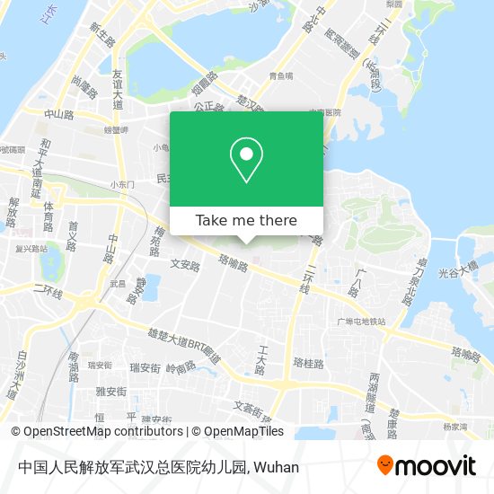 中国人民解放军武汉总医院幼儿园 map